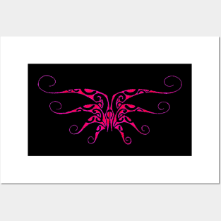 Tatoo art 4 (pink version) Posters and Art